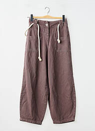 Pantalon droit violet YUGEN femme