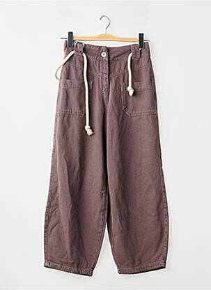 Pantalon droit violet YUGEN femme