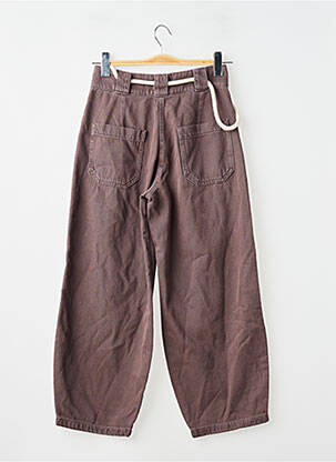 Pantalon droit violet YUGEN femme