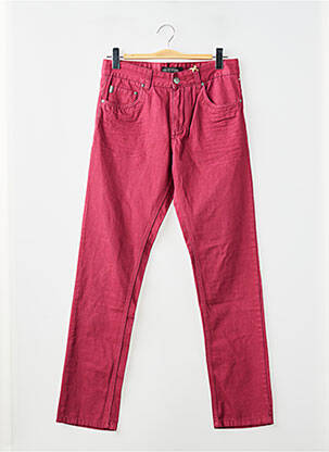 Jeans coupe droite rouge THE FRESH BRAND homme