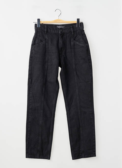 Jeans coupe droite noir ASTRID BLACK LABEL femme