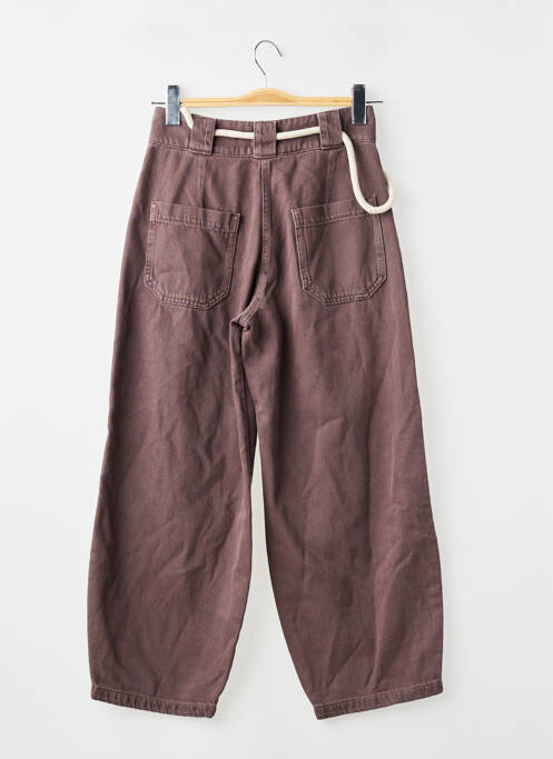 Pantalon droit violet YUGEN femme