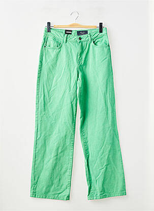 Jeans coupe droite vert NOISY MAY femme