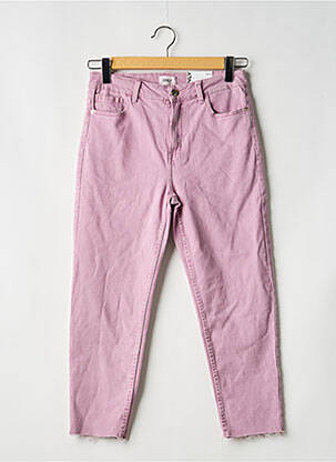 Jean coupe mom violet ONLY femme