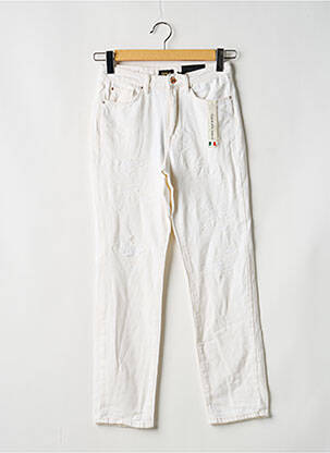 Jeans coupe droite blanc ONLY femme