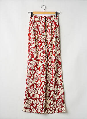 Pantalon large rouge MANGO femme