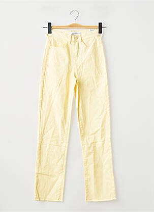 Jeans coupe slim jaune JACQUELINE DE YONG femme
