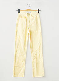 Jeans coupe slim jaune JACQUELINE DE YONG femme