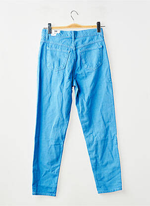 Pantalon droit bleu MANGO femme