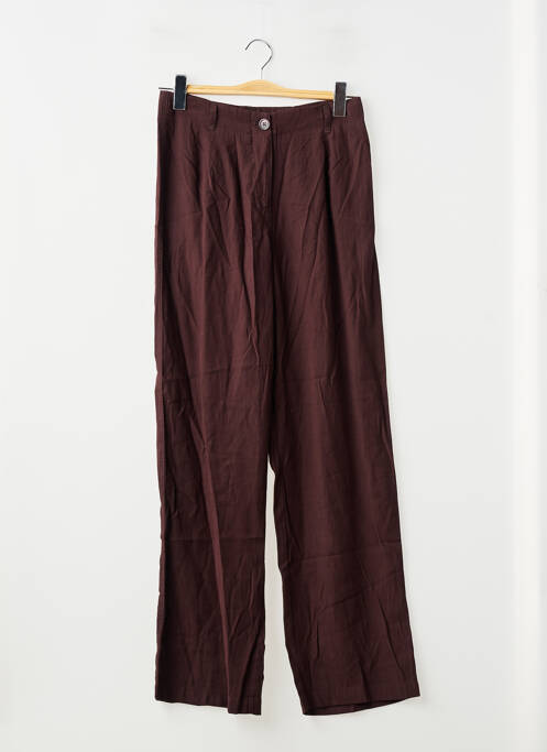 Pantalon droit marron ONLY femme