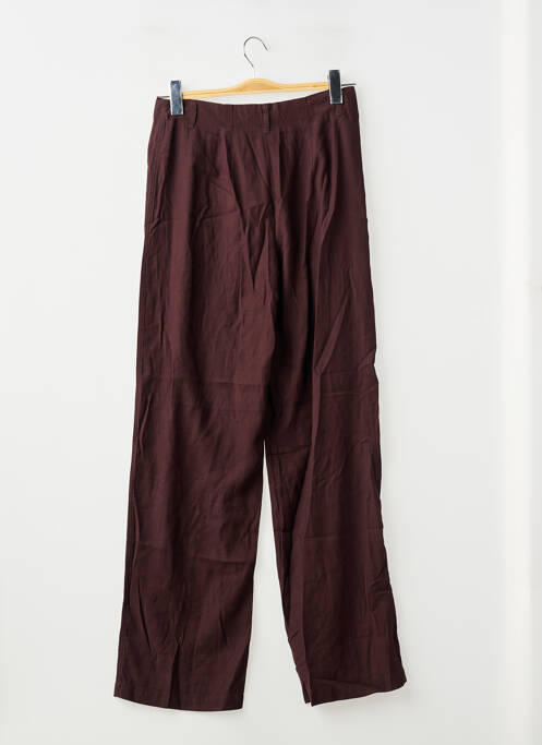 Pantalon droit marron ONLY femme