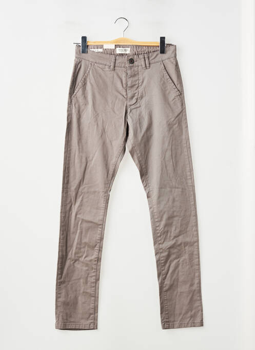 Pantalon chino gris JACK & JONES homme