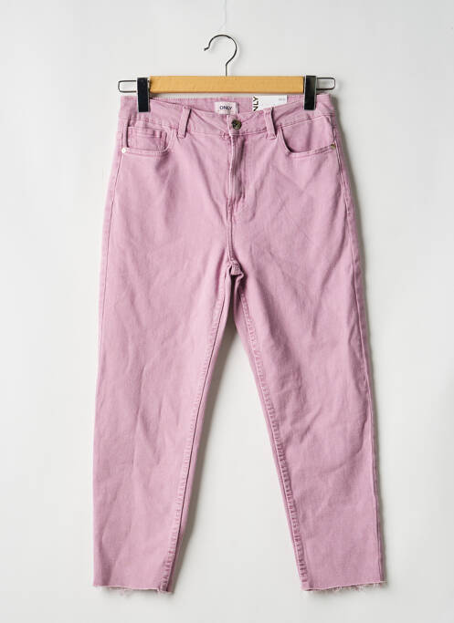 Jean coupe mom violet ONLY femme