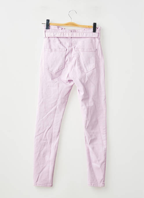 Jeans coupe droite violet ONLY femme