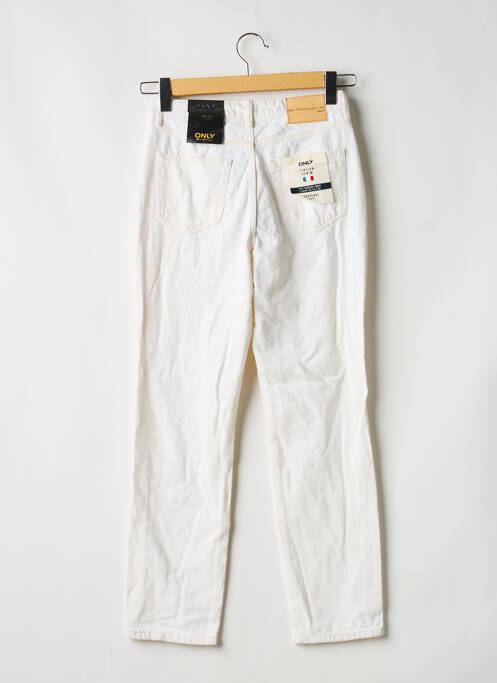 Jeans coupe droite blanc ONLY femme
