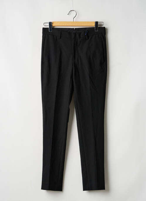 Pantalon droit noir MANGO homme