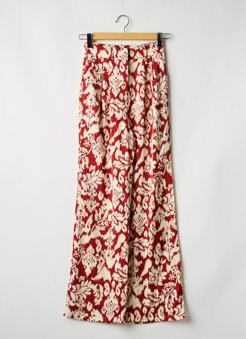 Pantalon large rouge MANGO femme