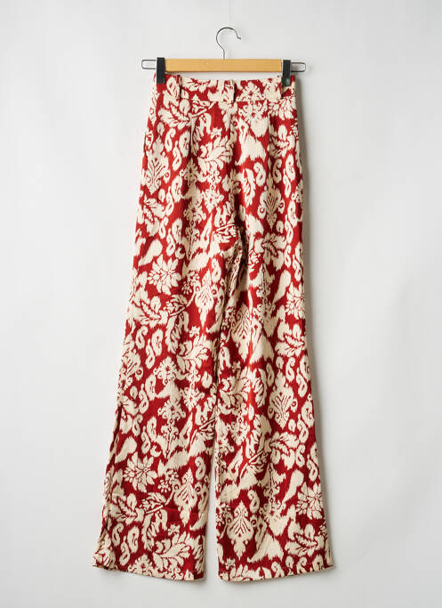 Pantalon large rouge MANGO femme