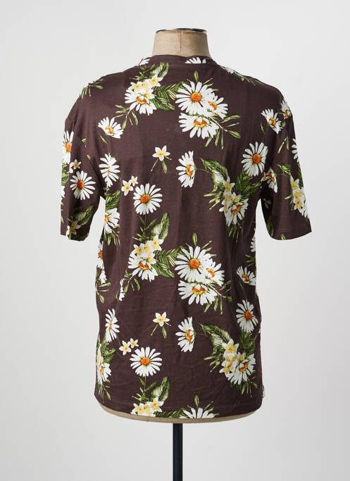 T-shirt marron JACK & JONES homme