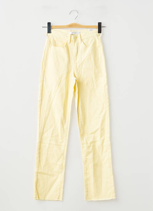 Jeans coupe slim jaune JACQUELINE DE YONG femme