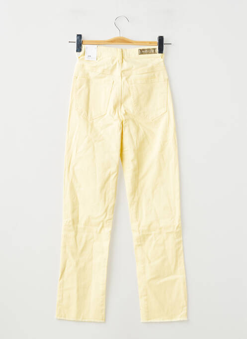 Jeans coupe slim jaune JACQUELINE DE YONG femme