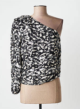 Chemisier noir MANGO femme