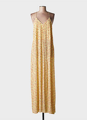 Robe courte jaune ONLY femme