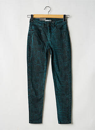 Jeans coupe slim vert FRANSA femme