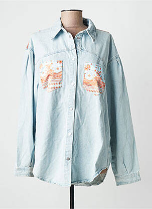 Chemisier bleu ONLY femme