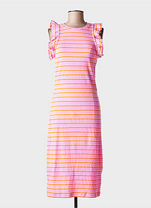 Robe courte rose ONLY femme