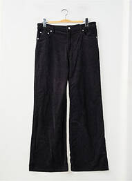 Pantalon droit noir MANGO femme