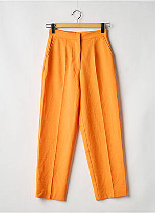 Pantacourt orange ASTRID BLACK LABEL femme