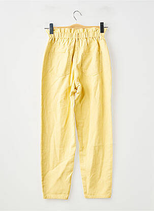 Pantalon droit jaune ONLY femme