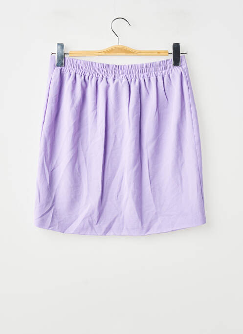 Jupe courte violet NOISY MAY femme
