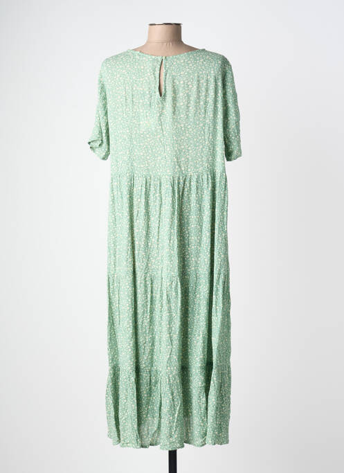Robe mi-longue vert ONLY femme