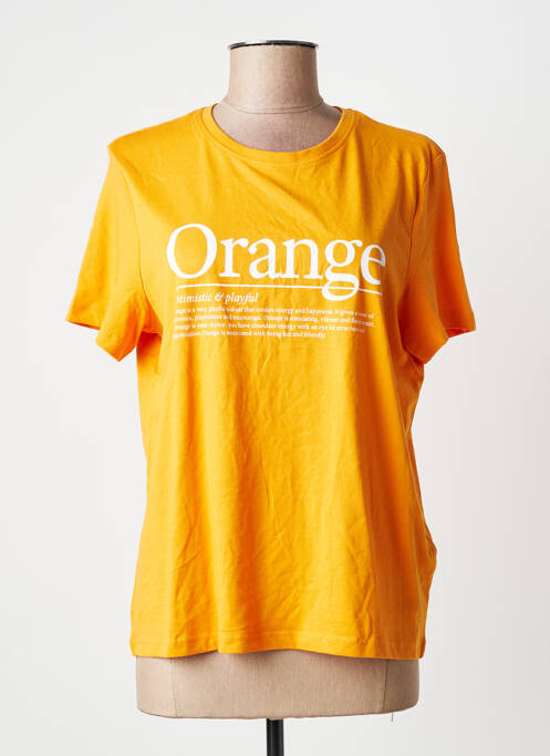 T-shirt orange ONLY femme