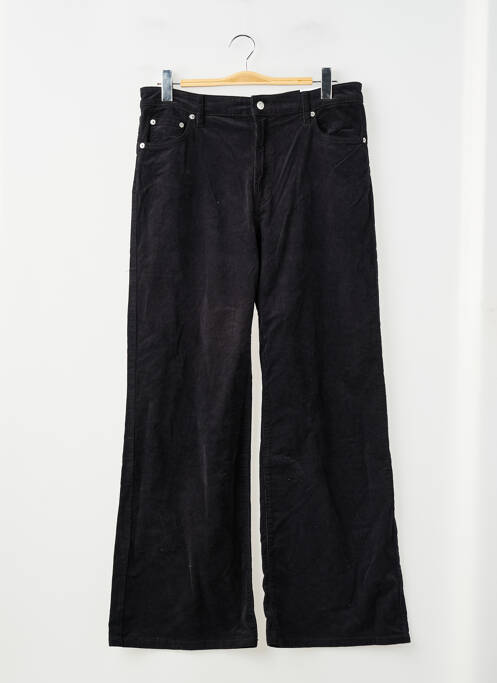 Pantalon droit noir MANGO femme