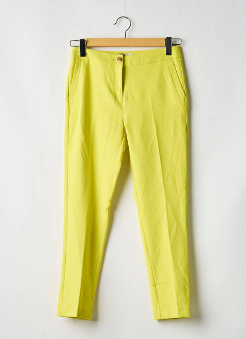 Pantacourt jaune MORGAN femme