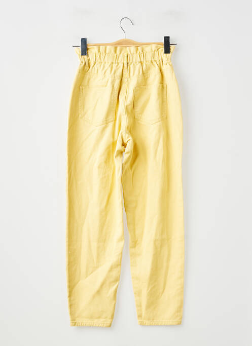 Pantalon droit jaune ONLY femme