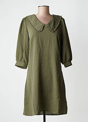 Robe courte vert ONLY femme