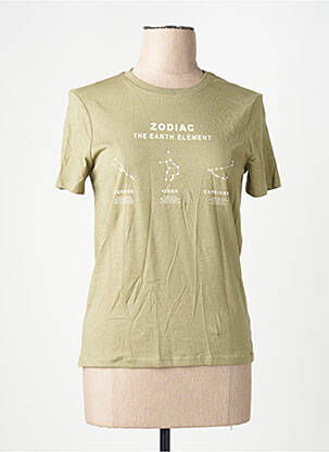 T-shirt vert ONLY femme