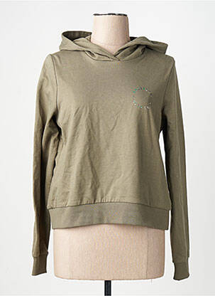 Sweat-shirt à capuche vert NOISY MAY femme