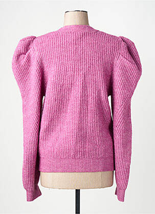 Gilet manches longues rose VILA femme