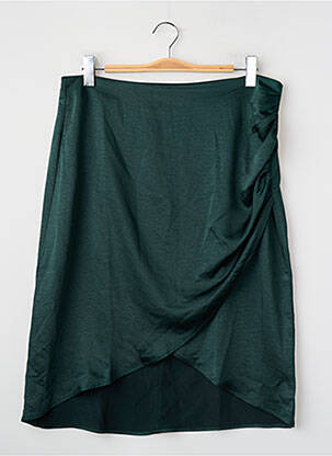 Jupe mi-longue vert JACQUELINE DE YONG femme