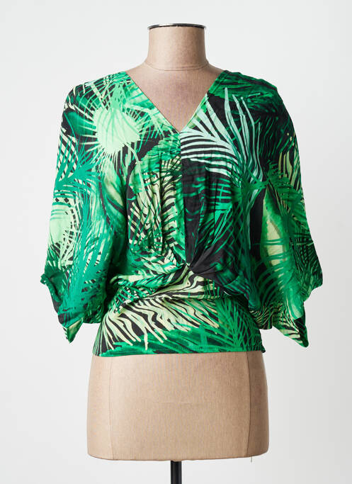 Chemisier vert ASTRID BLACK LABEL femme