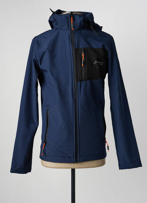 Manteau court bleu JACK & JONES homme