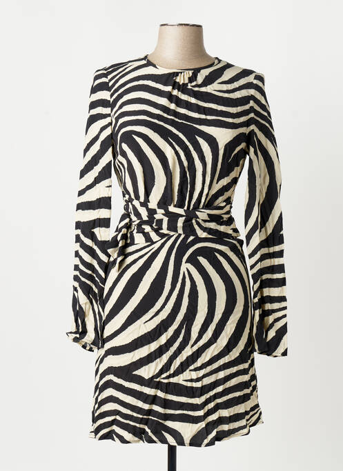 Robe mi-longue noir MANGO femme