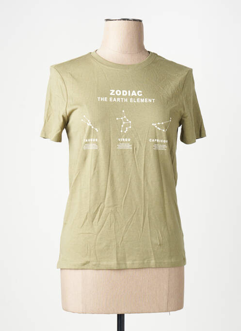 T-shirt vert ONLY femme