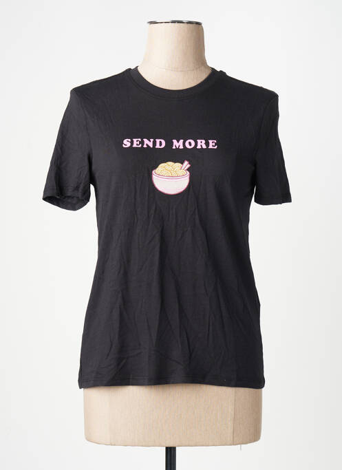 T-shirt noir ONLY femme