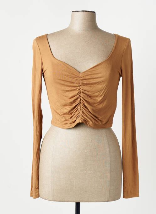 T-shirt marron TALLY WEIJL femme